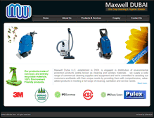 Tablet Screenshot of maxwelldubai.com